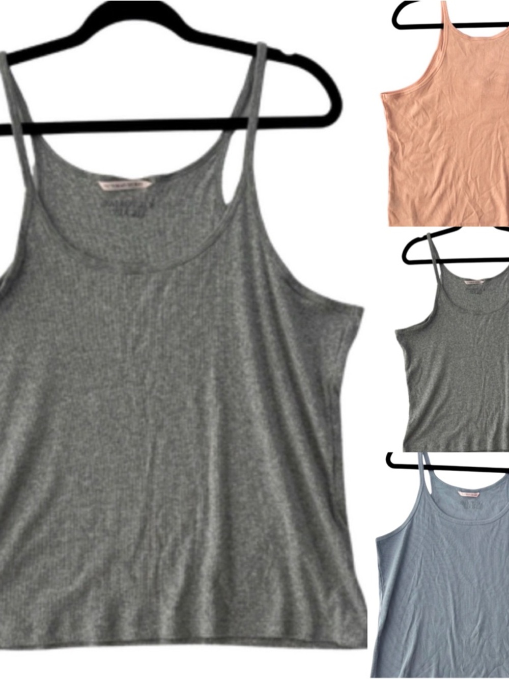 Bundle of three Victoria’s Secret Ribbed Tanks Athleisure, Lounge, comfortable